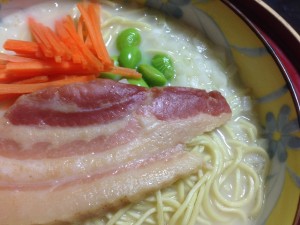 博多麺と白湯